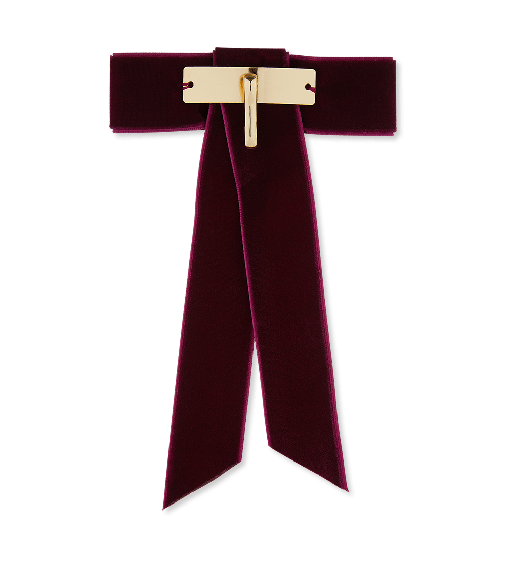 Bow Slide - Plum