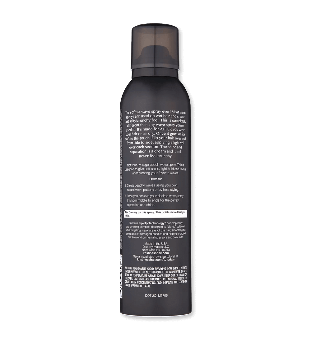 Soft Shine Beach Wave Spray For All Hair Types + Texture + Shine, Non-Drying, Wavy Hair Styling Product