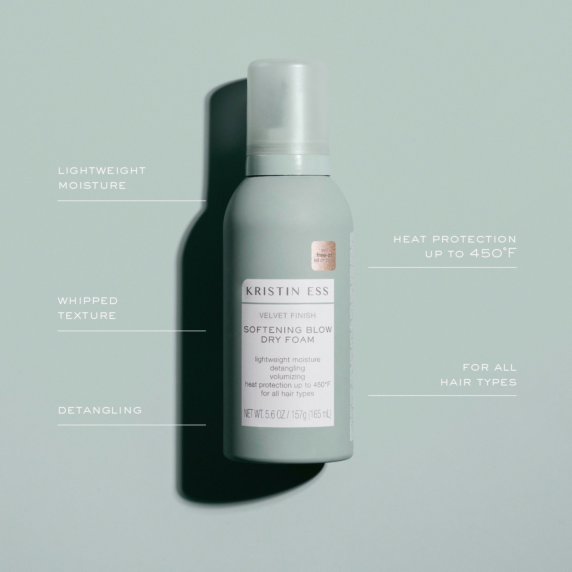 SOFTENING BLOW DRY FOAM